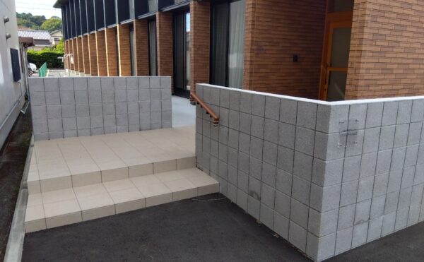 ゆったりとしたエントランス