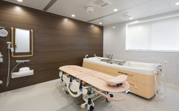 広々とした機械浴室です。